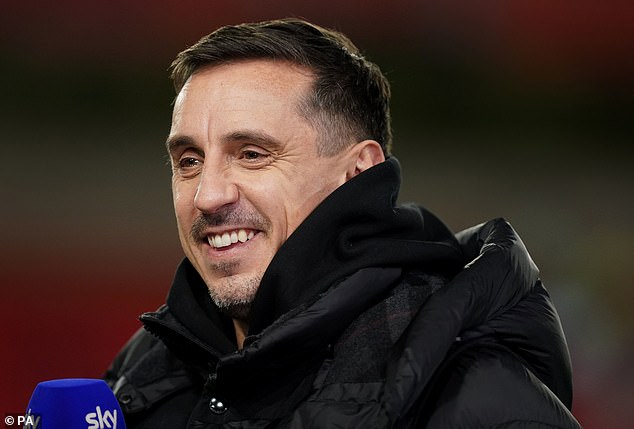 Gary Neville, commentating on the semi-final tie, was full of praise for the United winger in top form.