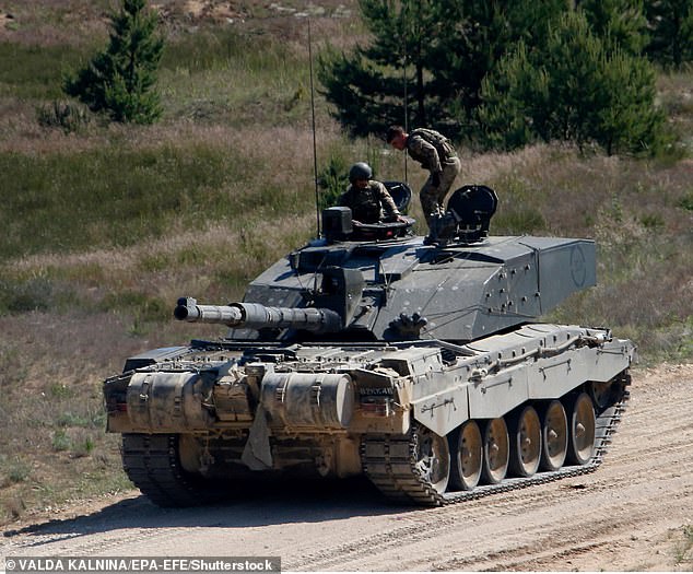 Britain announced that it would deploy 14 of its Challenger 2 tanks to Ukraine in the coming weeks and train Ukrainian troops to use them.