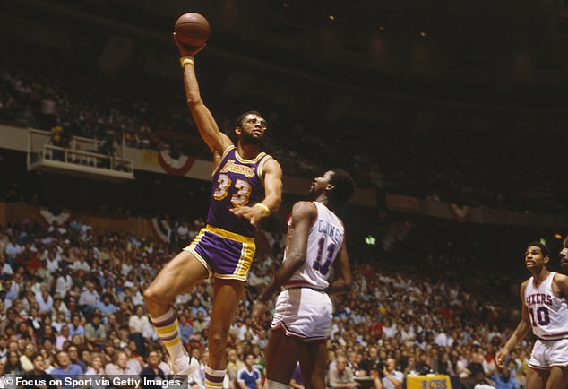 Kareem Abdul-Jabbar retired with eight NBA titles and a league-high 38,387 points.