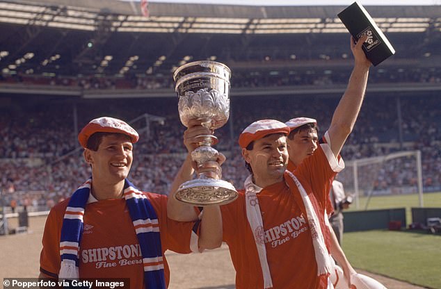 Steve Hodge (pictured right, with Brian Laws, left) returned to the City Ground on Wednesday