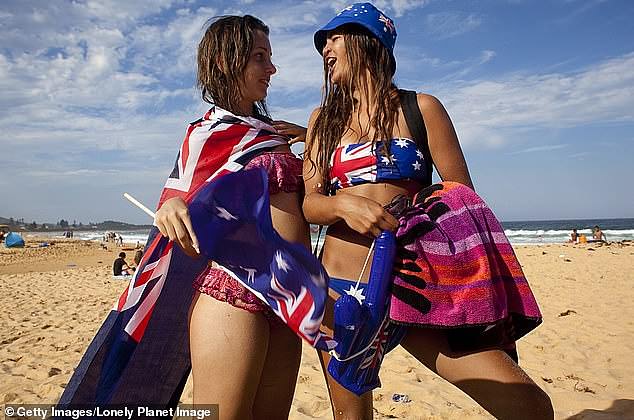 Deputy Republic Minister Matt Thistlethwaite said a new Australia Day date would help bring Australians together once the country became a republic (Australia Day revelers pictured)