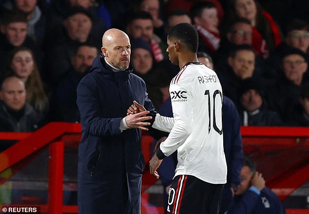 The Dutchman described Rashford, who already has 10 goals in 10 games, as 'unstoppable'