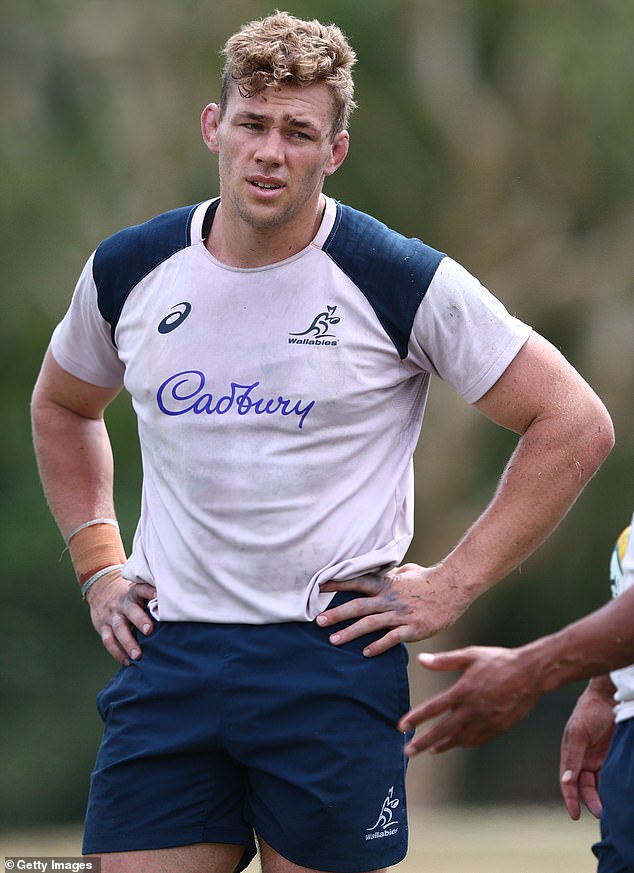 Ned Hanigan, pictured at a Wallabies practice session Jan. 12, said the team is excited for an exciting year.