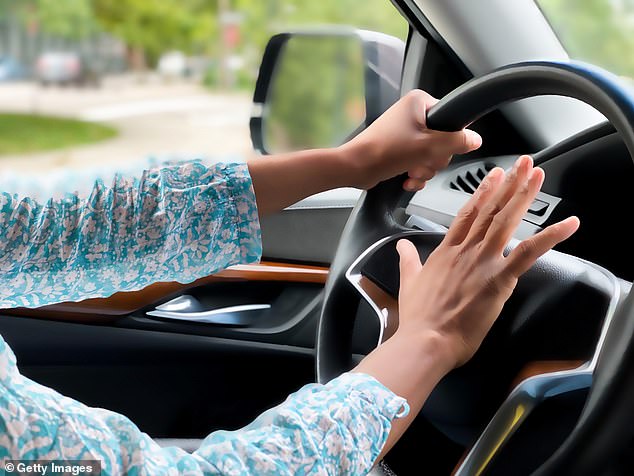 Charlee was caught off guard while driving as in Australia the indicator is located on the right hand side, while in the UK and most of Europe it is on the left hand side.  He also mentioned how 'crazy' Australians can get into rush hour traffic when driving home from work (file image)