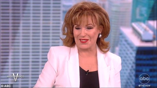 The situation made co-host Joy Behar look confused.