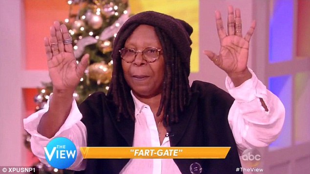 Gassy bug: Whoopi Goldberg said the fart she heard on The View was a prank she played