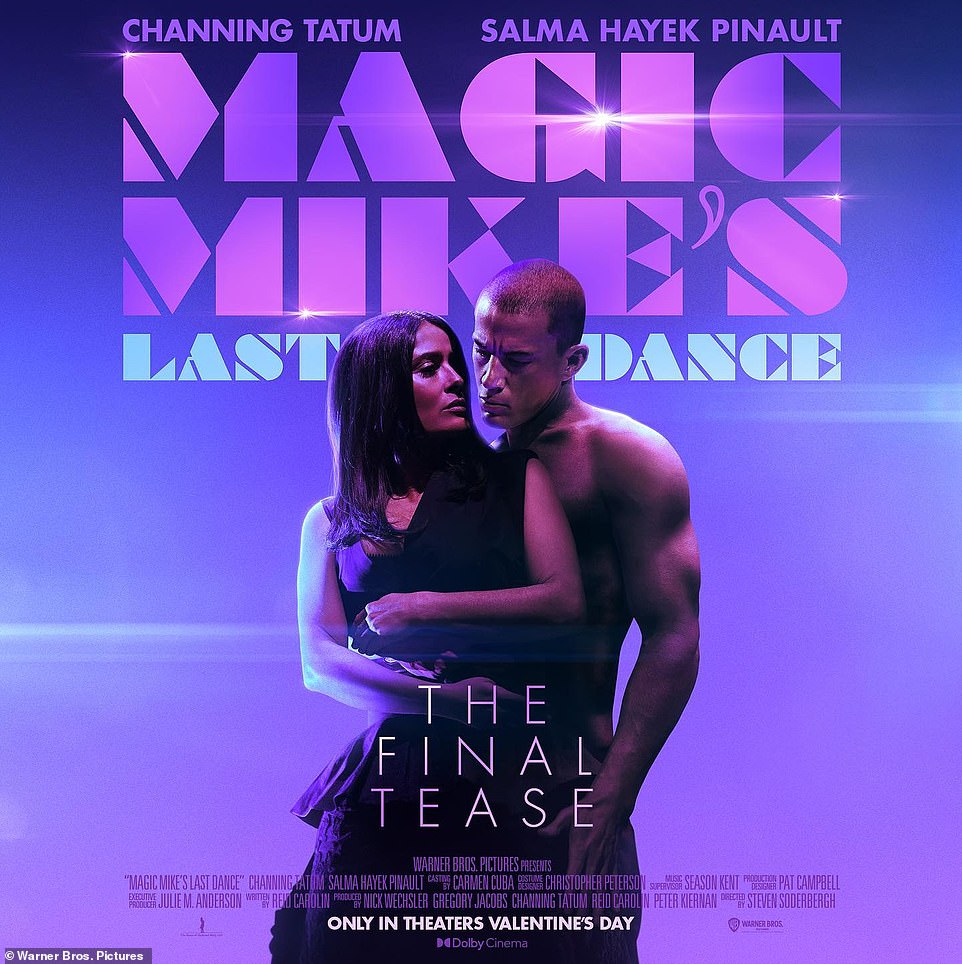 Trailer: In December, two sizzling teaser posters for Magic Mike's Last Dance featuring Tatum and Hayek were released online.