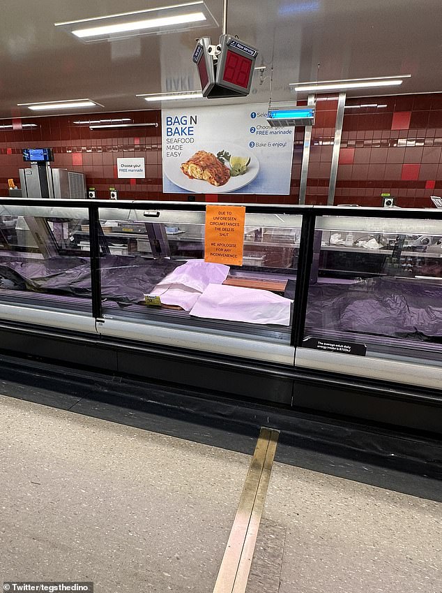 A Woolworths shopper, from Kyneton, Victoria, shared his frustration after noticing a sign telling customers the deli counter was closed, adding that the closure was a weekly occurrence.