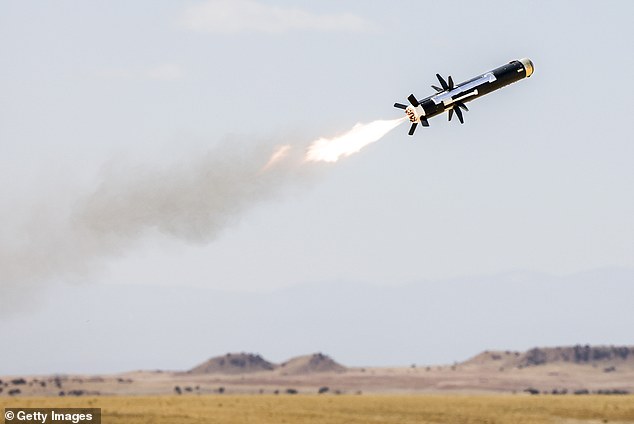 The Javelin missile is an advanced anti-tank surface-to-air missile that is launched from the shoulder.