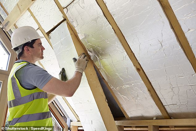 Indoors: Indoor insulation either involves installing special boards, such as this one, or using rock wool