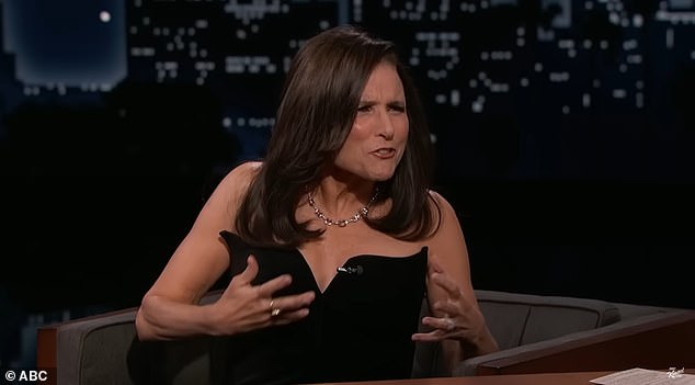 “I think it was really cool, I mean, it was adorable.  She was fucking a girl in the library and I thought she was dynamite!  the 'Veep' star told the late-night host