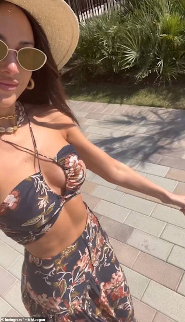 Gorgeous: The actress, 35, took to Instagram to share a highlight video from the lavish getaway that included date nights with Mark and watching Beyonce perform