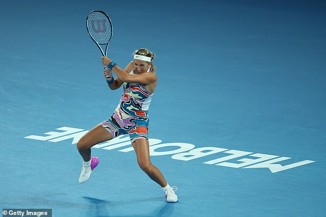 The Belarusian veteran was bidding to win her third Australian Open title in Melbourne.