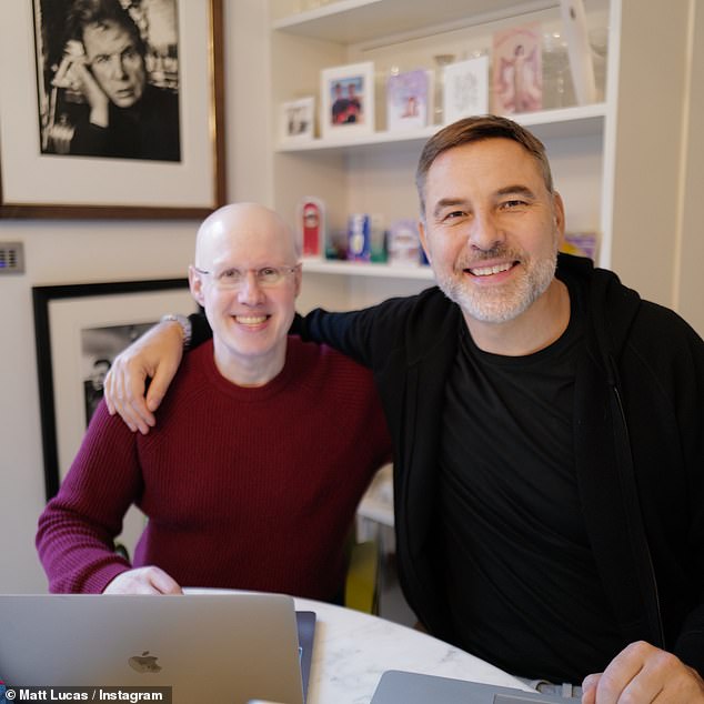 Reunited: Speaking on The Zoe Ball Breakfast Show on BBC Radio 2, Matt revealed: 'David Walliams and I started writing together again.  