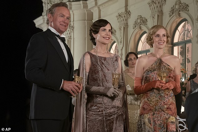 Role: The actress (right) who played the unlucky-in-love Lady Edith Grantham in the period drama, said she now 