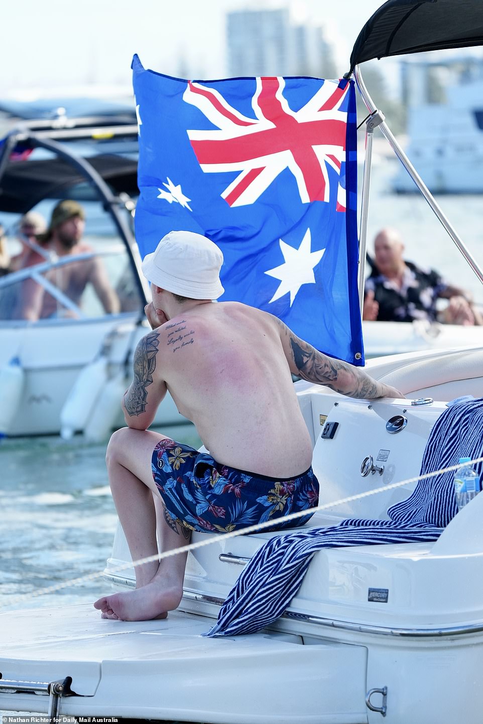 Put on sunscreen: temperatures soared across the country on Australia Day