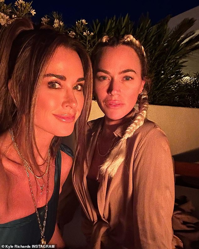 Fun!  Richards is currently vacationing in Mexico with several of her best friends, including Teddi Mellencamp.