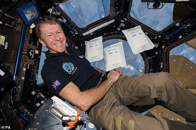 Hanging up his space suit: Britain's Tim Peake has announced his retirement as an astronaut