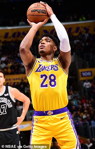 Hachimura became the Lakers' first Japanese player on Wednesday night.