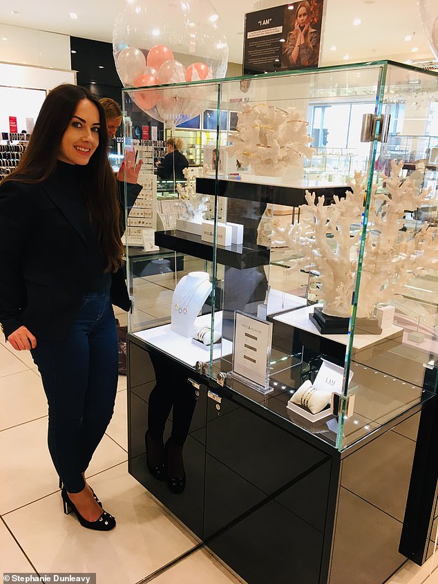 Stephanie envisioned launching her brand at House of Fraser.  After using the Lucky Girl Syndrome technique 'for years', Stephanie admits her biggest 'complaint' with the method is her name