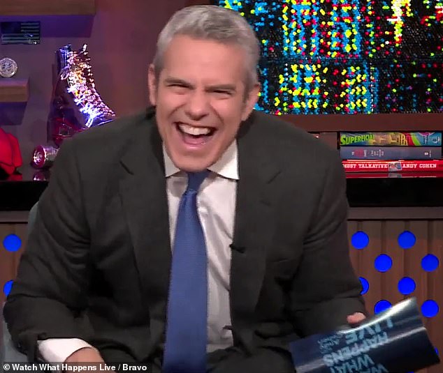 Talk show circuit: Watch What Happens Live host Andy Cohen offered that the 