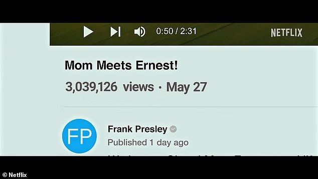 Go viral!  A video of Ernest and his mom screaming at each other in horror becomes an internet sensation