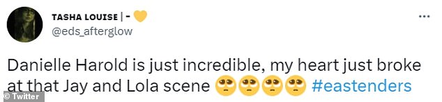 'Sobbing': And viewers at home couldn't help but cry over the 'tragic' and 'beautiful' ceremony, taking to Twitter to express their anguish.