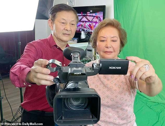 Local dancer Pinki Chen (pictured right with victim Ming Ma) claims the Monterey Park gunman hadn't visited the clubs in five to eight years.