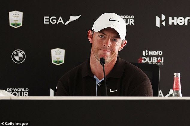 The Northern Irishman admitted to ignoring Reed on the shooting range at the Dubai Desert Classic