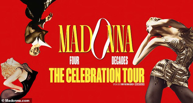 Demand: The new dates come amid 'overwhelming' demand after tickets for the Celebration tour went on sale last Friday.