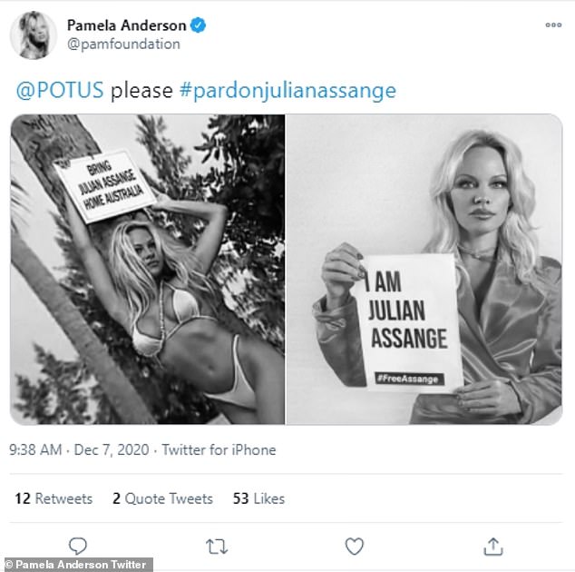 Anderson has expressed his support for Wikleaks founder Julian Assange.