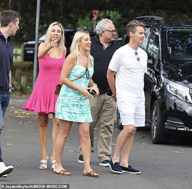 Roxy seemed to have no problem walking across the parking lot, unlike the time she fell at Mimi's in Coogee after attending a Melbourne cup party.