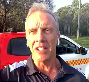 Steve Pearce (pictured), CEO of Surf Life Saving New South Wales, revealed the lifeguards' desperate battle to save the boy's life.