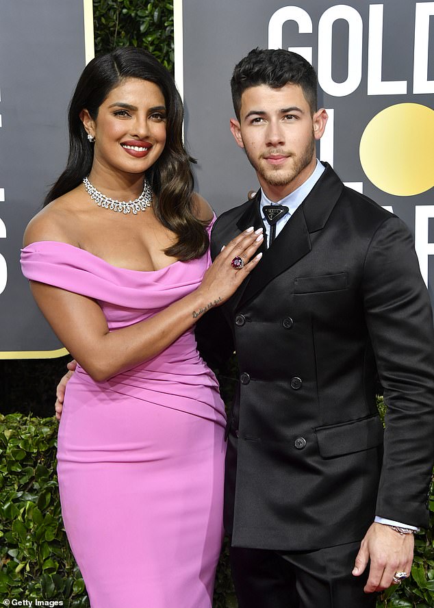 Soulmate: Priyanka didn't show off her hidden tattoos, but took a moment to talk about her 'super considerate' husband;  the couple seen in 2020