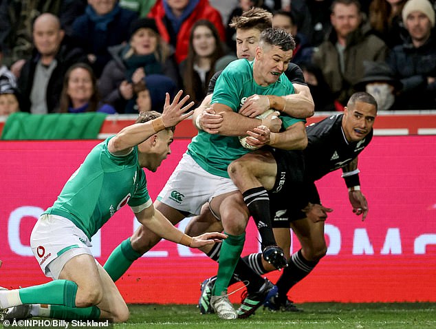 Ireland's Johnny Sexton disagrees with the new limitations, saying more players will injure their heads from wandering knees.