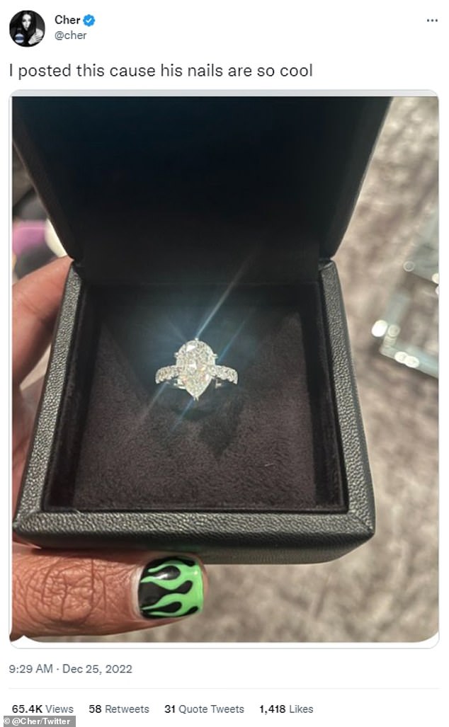 Speculation: Fans have recently speculated that Alexander has given her an 'engagement' ring