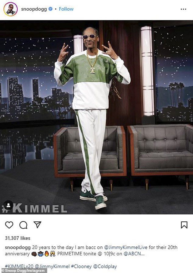 Promo Mode: Rapper Gin And Juice took to his own Instagram page to promote the special.