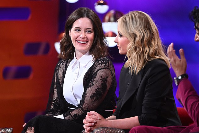 LOL: Speaking on Zoe Ball's Breakfast Show on Friday, she said: 'You have to do things [on set] A thousand times Rooney secretly brought in a fart machine and it was us for two days!  (Pictured with Sarah Michelle Geller, right)