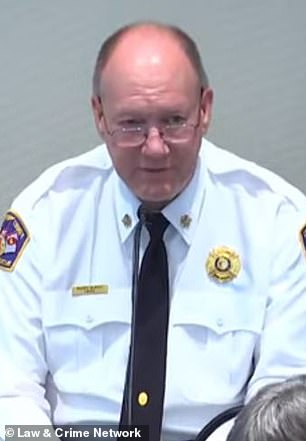 Fire Chief Barry McRoy told the jury that when he arrived, the 