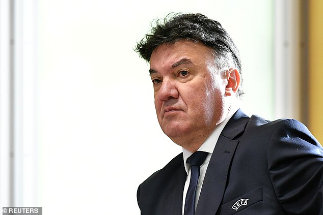 Union president Borislav Mihaylov resigned in 2019 after the union was accused of racist chants against England, but is now back in office.