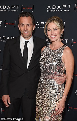 Amy and her husband Andrew Shue in March 2022