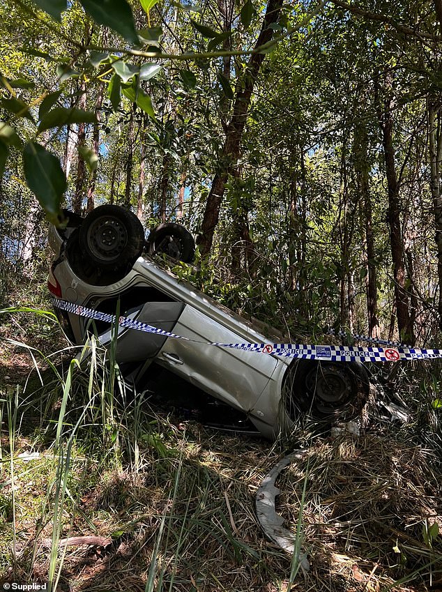 'I was crushed inside.  When I came to, I saw what I thought was steam or smoke coming out of the car, so my flight attendant training kicked in and I went into flight attendant mode,” Lee told FEMAIL.