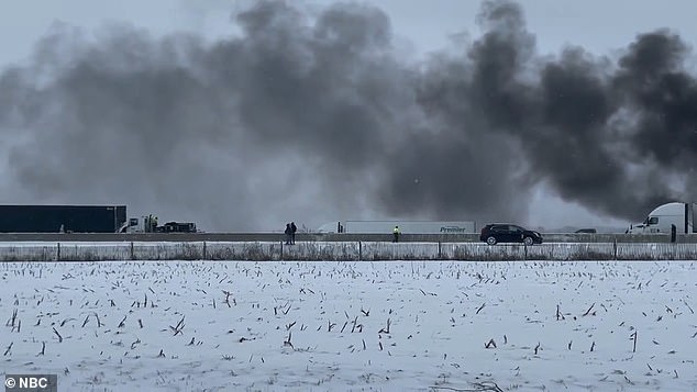 Horror buildup comes as snowy winter conditions continue to batter parts of Wisconsin