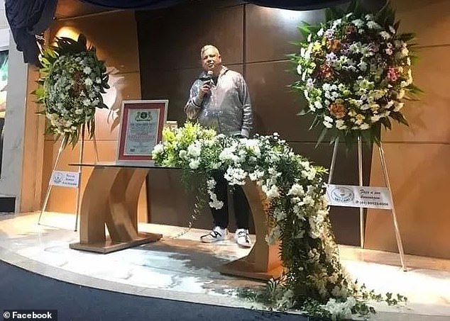 Baltazar Lemos frequently conducts funerals, and has overseen hundreds of ceremonies commemorating the life of other people