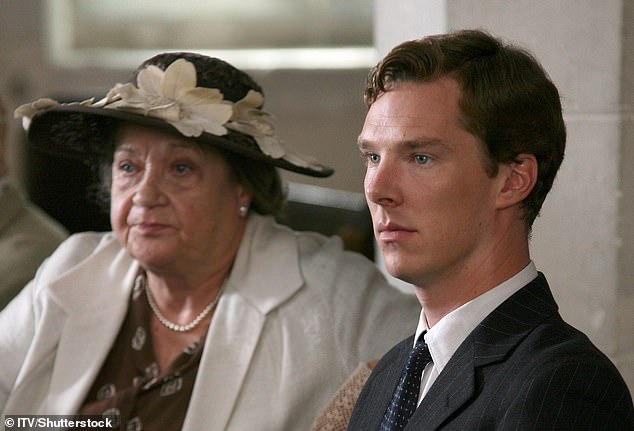 Sylvia worked alongside some of the world's biggest stars, including Benedict Cumberbatch (right) when they appeared together in 'Miss Marple' - Murder is Easy in 2008