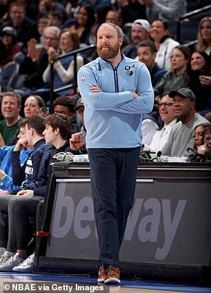 While Memphis Grizzlies coach Taylor Jenkins revealed that he couldn't contain his emotions