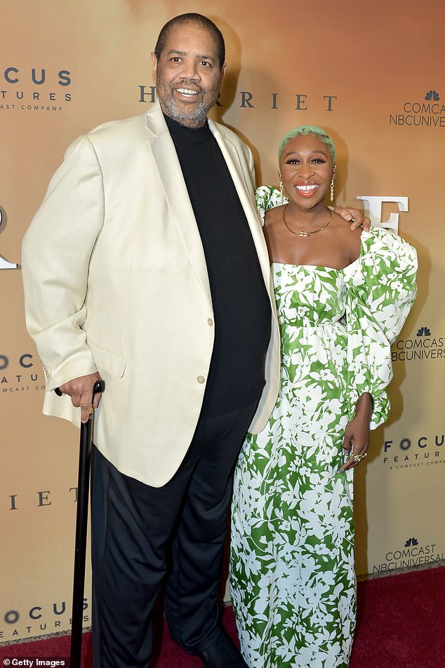 Dream Come True: Howard dreamed of bringing the action-adventure film Harriet to life for two decades;  pictured with the movie star Cynthia Erivo in 2019