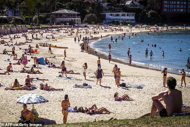 South Australia's secluded beach dwarfed more famous strips of sand, such as Sydney's Balmoral Beach (pictured) and the Sunshine State's Rainbow Beach, which ranked 10th and 3rd respectively.