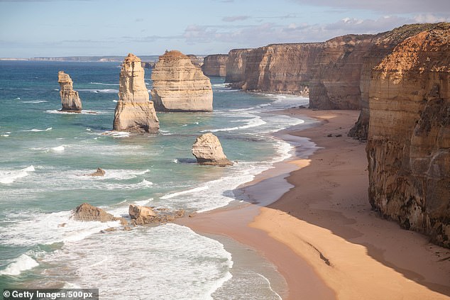 Apollo Bay (pictured) on Great Ocean Road in Victoria made the top five at number four