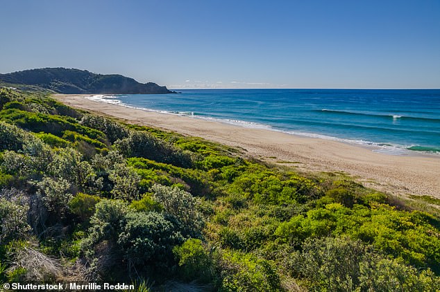 Second place went to New South Wales' Boomerang Beach, near Forster on the Mid North Shore (pictured)